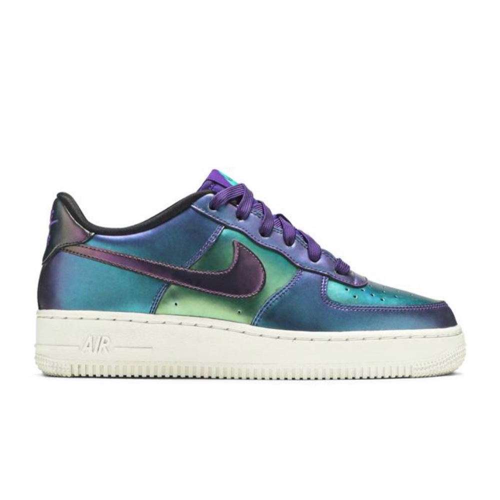 Air Force 1 Low Purple Neptune Green Size 5.5Y